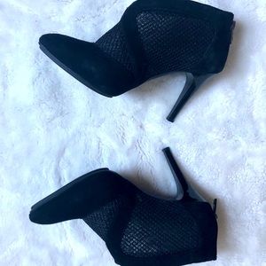 Alfani Pumps Suede Booties- Black | 7.5